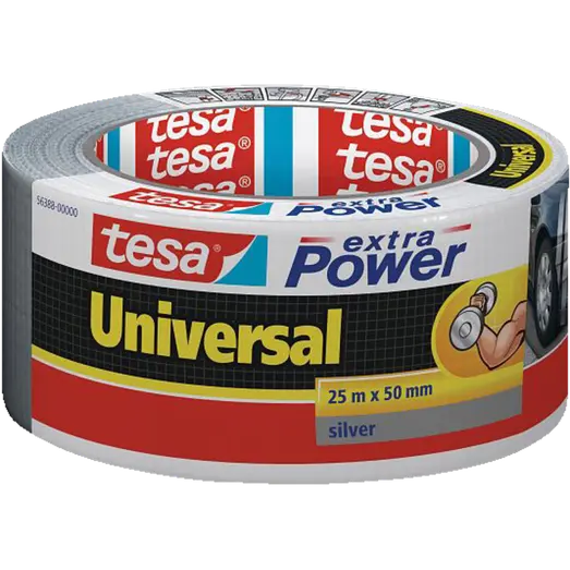 Tesa® extra Power Universal sort 25 m x 48 mm