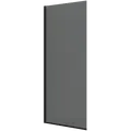 Scanbad brusevæg 99x197,8cm sort/røgfarvet glas