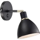 Nordlux Ray væglampe E14 sort
