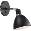 Nordlux Ray væglampe E14 sort
