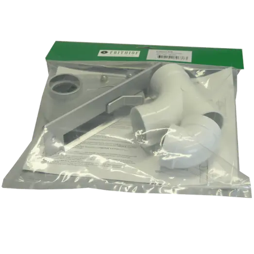 Nilfisk fejebakke/VacPan til centralstøvsuger alulook m/fittings.