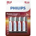 Philips Power alkaline LR6/AA batteri 4 stk.