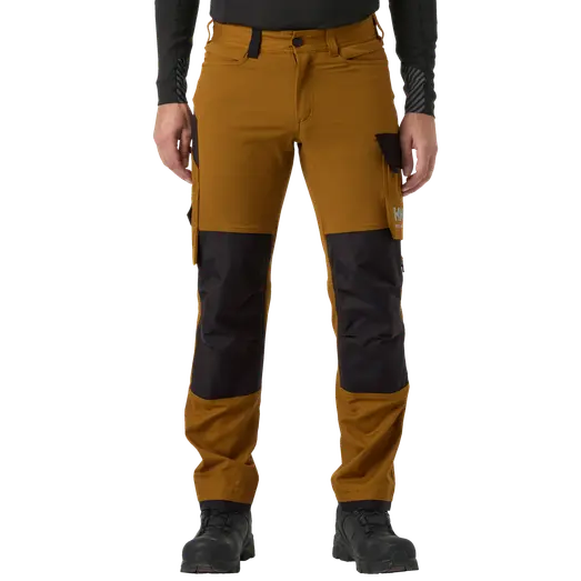 HH Workwear Oxford 4X HH Connect™ arbejdsbukser brun/sort