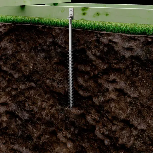 GroundPlug® Twister skruefundament M20/1200
