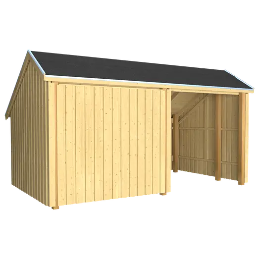Plus Multi shelter 2 moduler med shelter og opholdsrum