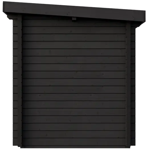 Saunahytte Island m/glasfront/dør 4 pers. Thermowood (uden ovn)