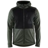 Blåklæder hættetrøje Full Zip efterårsgrøn/sort
