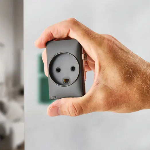 FESH SWITCH Curveline stikudtag 1,5 m/jord koksgrå