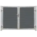 PLUS Artura komposit dobbeltlåge 213×135 cm m/stolper til nedstøbning