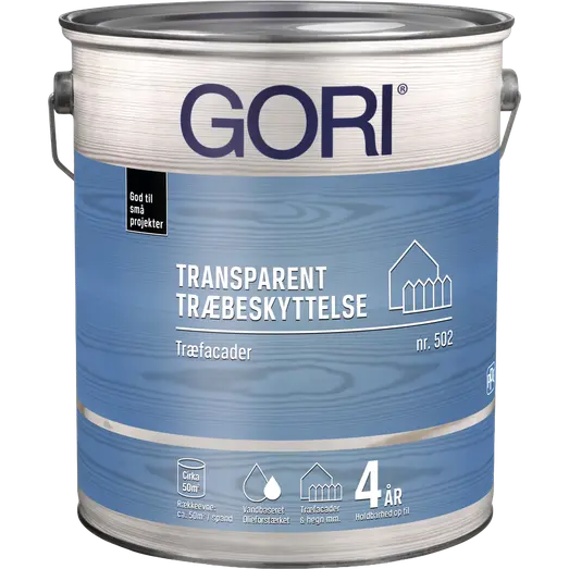 GORI 502 transparent træbeskyttelse teak