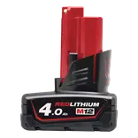 Milwaukee M12 B4 12V 4.0 Ah batteri