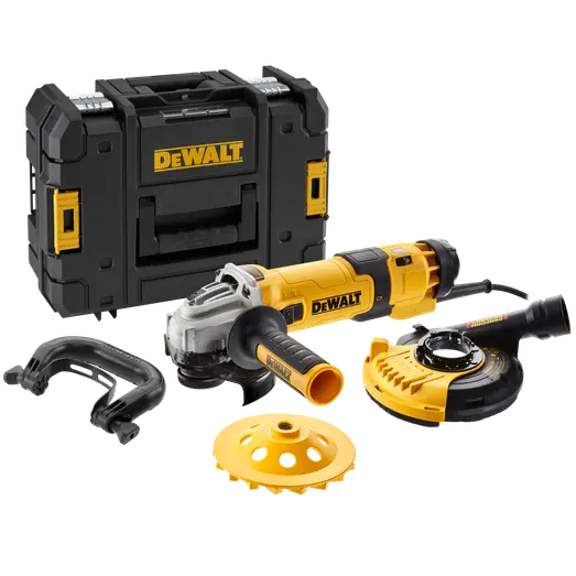 DEWALT 125mm 1500W vinkelsliber overfladeslibning