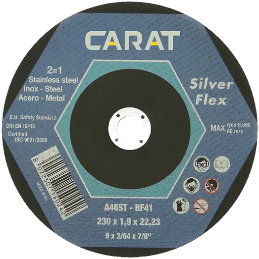 Carat Silver-Flex skæreskive metal og rustfrit stål