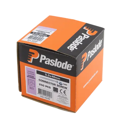 Paslode Csw Beslagskrue 5,0X40 Mm Tx20 Elgalv. 250 stk