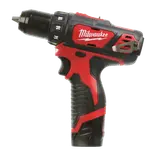 Milwaukee M12™ BDD-201C 12V bore-/skruemaskine inkl. 1x2 Ah batteri og lader