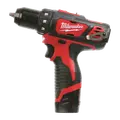 Milwaukee M12™ BDD-201C 12V bore-/skruemaskine inkl. 1x2 Ah batteri og lader