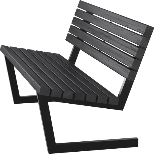 PLUS Siesta Living sofa 150 cm sort