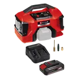 Einhell Pressito 18/21 18V kompressor - inkl. 2,5Ah batteri og lader