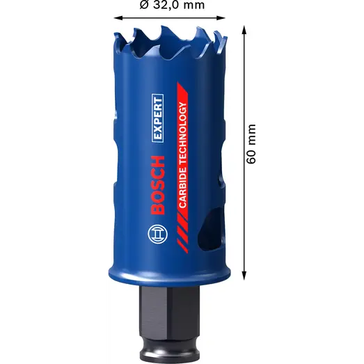 Bosch EXPERT Multi Material Power Change Plus hulsav, 32x60 mm