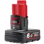 Milwaukee M12 B6 12V 6,0 Ah batteri