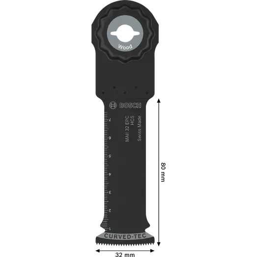Bosch Wood skæreklinge MAII 32 EPC, Starlock, 32x80 mm