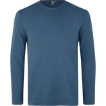 ID Interlock herre langærmet t-shirt indigo