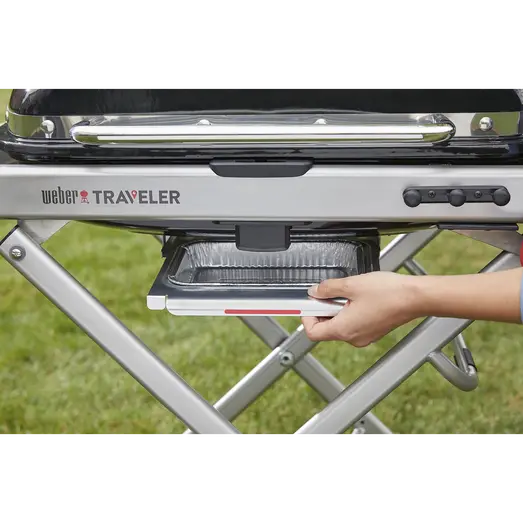 Weber Traveler gasgrill sort