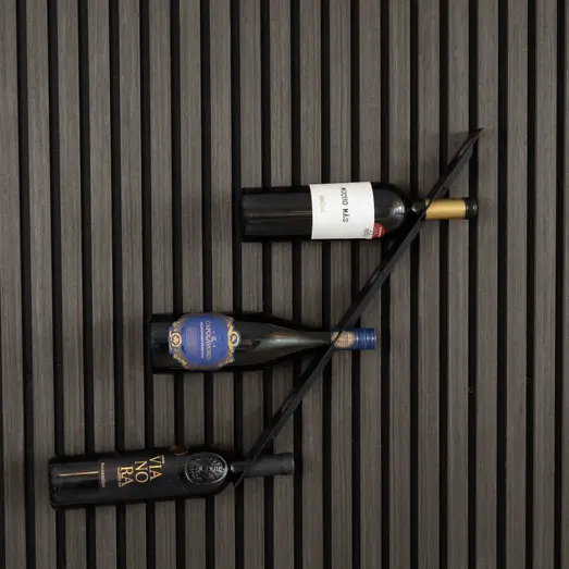 FibroTech vinholder til akustikpanel sort