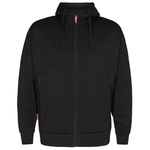 F.Engel Standard sweatshirt med hætte sort