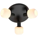 Nordlux Milford mini 3-Rondel loftslampe E14 sort