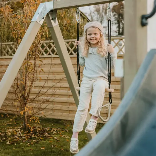 PLUS Lux trapezgynge m/ringe Nordic Green