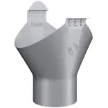 Lindab Rainline tudstykke - Ø87/150 mm