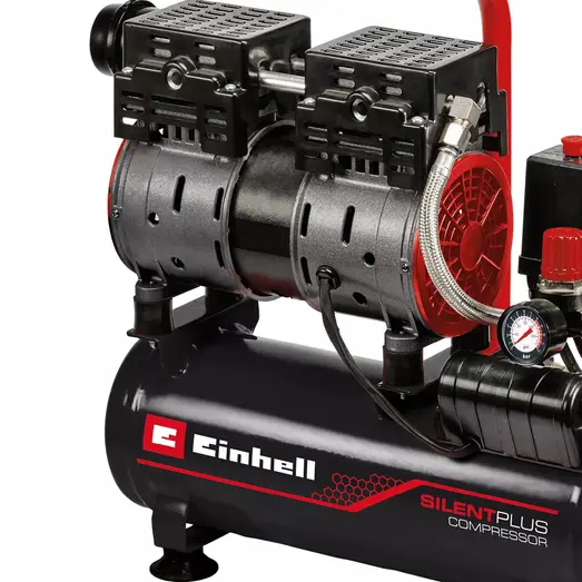 Einhell TE-AC 110/6 Silent Plus kompressor 8 bar regulerbar