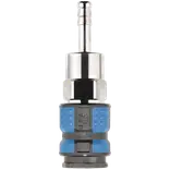 Rectus trykluft-kobling m/ 13 mm slangestuds