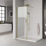 Mikelo brusevæg 80x200 cm med messing ramme