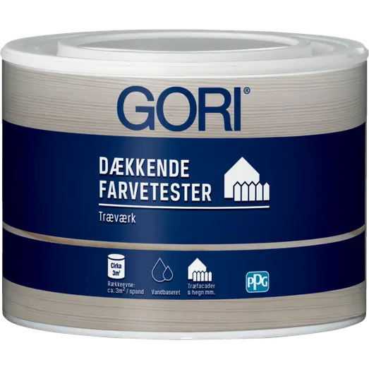 GORI udendørs dækkende farveprøve