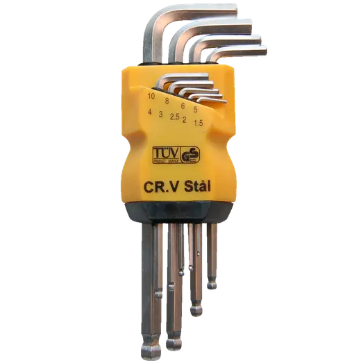 Millarco unbrakonøglesæt m/kugle 9 dele