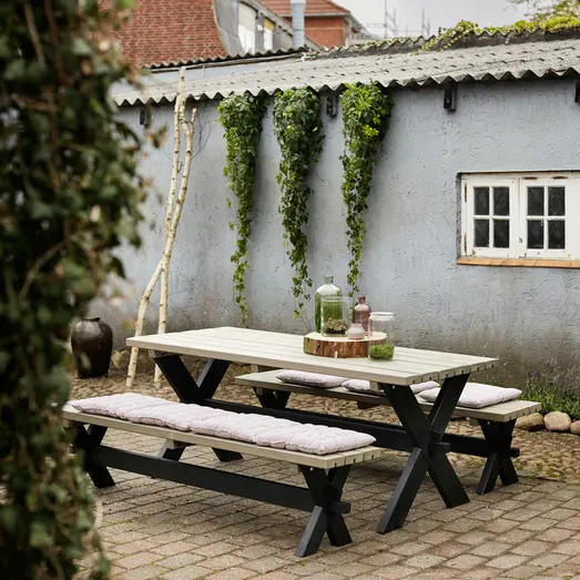 Plus Nostalgi Plankesæt 177 cm gråbrun