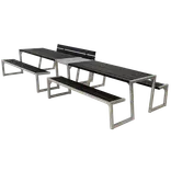 Plus Zigma bord/bænkesæt med 1 ryglæn 392 cm