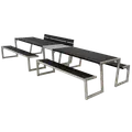 Plus Zigma bord/bænkesæt med 1 ryglæn 392 cm