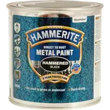 Hammerite effekt metalmaling sort