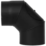 Aduro bøjning med renseluge 2x45° 265x265 mm sort