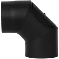 Aduro bøjning med renseluge 2x45° 265x265 mm sort