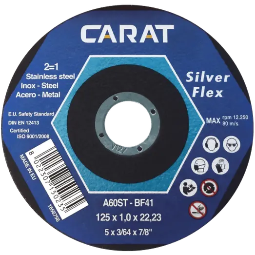 Carat Silver-Flex skæreskive metal og rustfrit stål