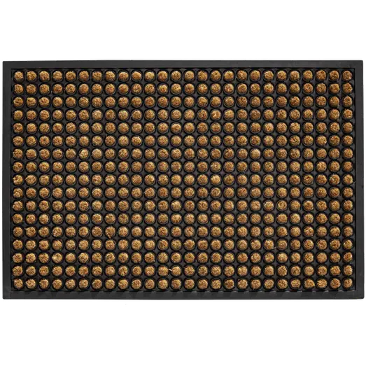 Clean Carpet Rubco dots kokos/gummimåtte 40 × 60 cm