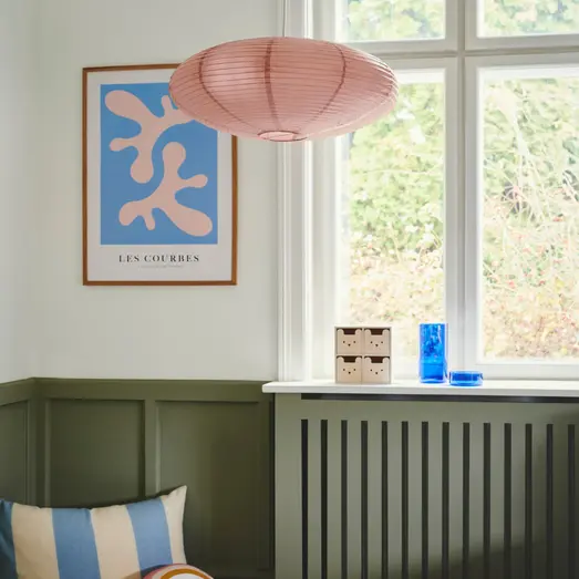 Nordlux Villo 60 lampeskærm støvet rosa