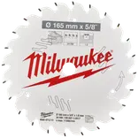 Milwaukee CSB P W rundsavklinge Ø165 mm 24 tænder