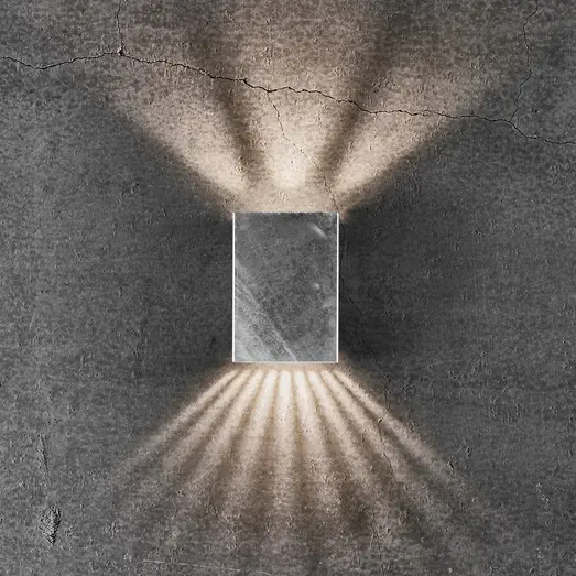 Nordlux Fold 10 udendørs LED væglampe galvaniseret 