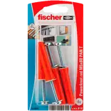 Fischer PowerKnot hulrumsdyvel - DIY PK Rød Pan PT M5x55 4 stk