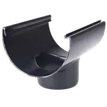 Plastmo tudstykke 75 mm sort
